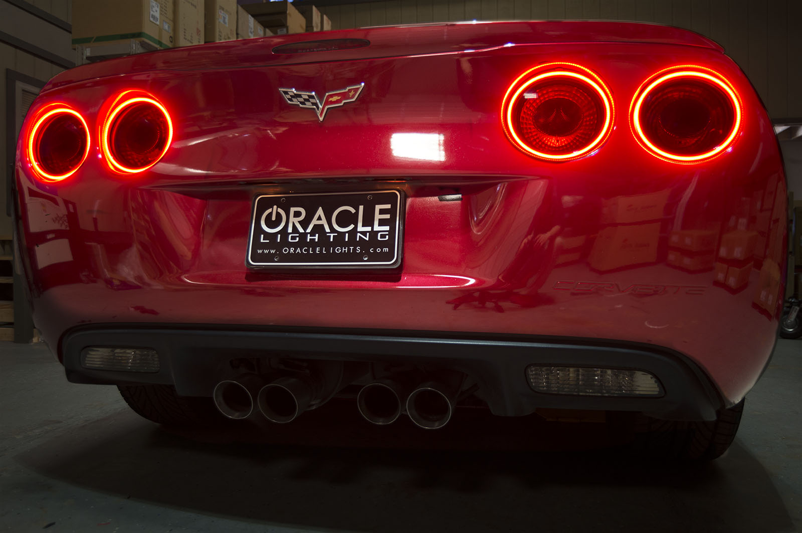 2542-003 - Chevrolet Corvette C6 2005-2013 ORACLE LED Tail Light Halo Kit